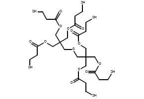 DIPENTAERYTHRITOL HEXAKIS(3-MERCAPTOPROPIONATE) structure, CAS 25359-71-1