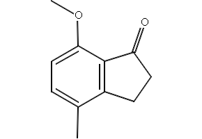 7-METHOXY-4-METHYLINDAN-1-ONE structure, CAS 67901-83-1