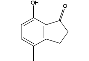7-HYDROXY-4-METHYL-1-INDANONE structure, CAS 67901-82-0