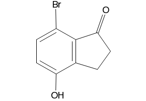 4-Hydroxy-7-broMo-1-indanone structure, CAS 81945-21-3