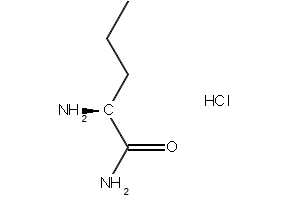 2-Aminopentanamide structure, CAS 5632-86-0
