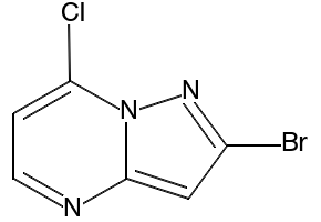 2-BroMo-7-chloropyrazolo[1,5-a]pyriMidine structure, CAS 1203705-58-1