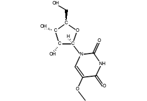 5-METHOXYURIDINE structure, CAS 35542-01-9