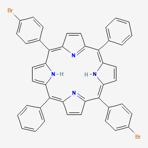2,12-bis(4-bromophenyl)-7,17-diphenyl-21,22,23,24- structure, CAS 401901-10-8
