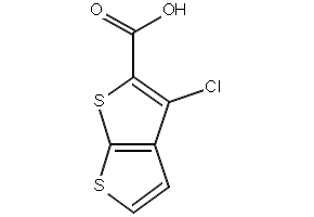 3-CHLOROTHIENO[2,3-B]THIOPHENE-2-CARBOXYLIC ACID structure, CAS 39244-08-1