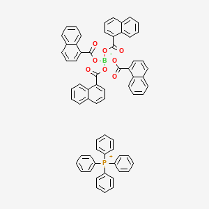 Tetraphenylphosphonium tetrakis (1-naphthoyloxy) borate (1-) structure, CAS 182235-77-4