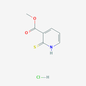 methyl 2-mercaptonicotinate structure, CAS 1431964-96-3