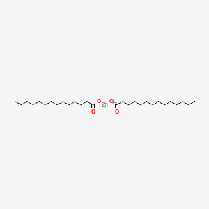 ZINC MYRISTATE structure, CAS 16260-27-8