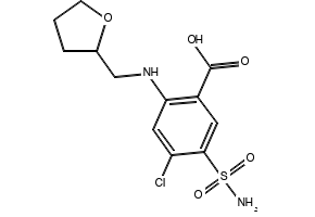 Tetrahydro FuroseMide structure, CAS 4793-38-8