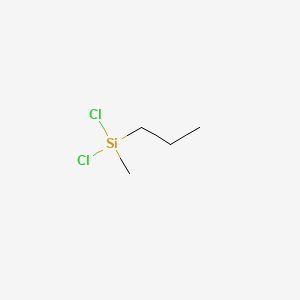 DICHLOROMETHYL-N-PROPYLSILANE structure, CAS 4518-94-9