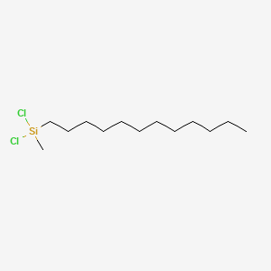 DICHLORO-N-DODECYLMETHYLSILANE structure, CAS 18407-07-3