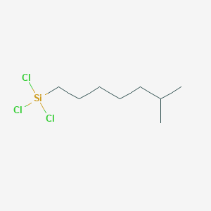 ISOOCTYLTRICHLOROSILANE structure, CAS 18379-25-4