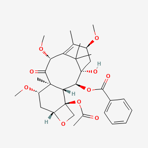 Cabazitaxel Impurity 15 structure, CAS 1584118-06-8