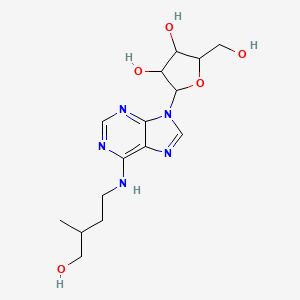 DL-DIHYDROZEATIN RIBOSIDE structure, CAS 22663-55-4