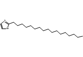 2-Heptadecylimidazole structure, CAS 23328-87-2