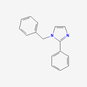1-benzyl-2-phenyl-1H-imidazole structure, CAS 37734-89-7