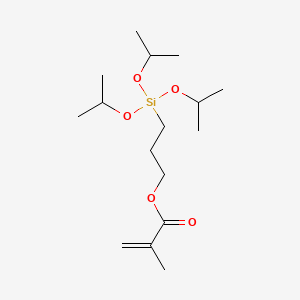 METHACRYLOXYPROPYLTRIISOPROPOXYSILANE structure, CAS 80750-05-6