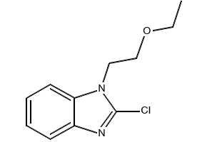 1H-Benzimidazole,2-chloro-1-(2-ethoxyethyl)- structure, CAS 87233-54-3