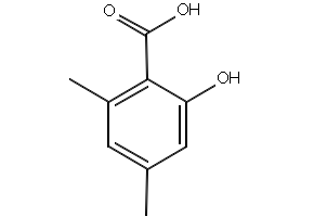 4,6-dimethylsalicylic acid structure, CAS 6370-32-7