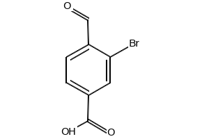 3-BroMo-4-forMylbenzoic acid structure, CAS 91760-66-6