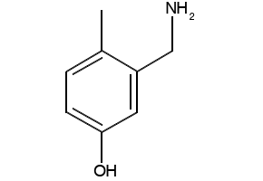 4-(aminomethyl)-3-methylphenol structure, CAS 1243347-65-0