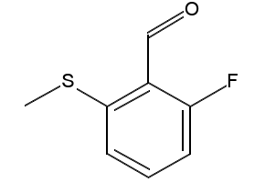 2-chloro-6-(methylthio)benzaldehyde structure, CAS 201987-39-5
