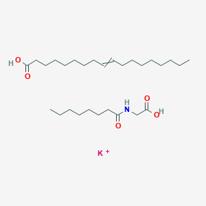 POTASSIUM COCOYL GLYCINATE structure, CAS 301341-58-2