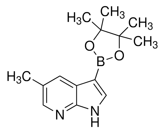 1-methyl-2-(4,4,5,5-tetramethyl-1,3,2-dioxaborolan-2-yl)-pyrrolo[2,3-b]pyridine structure, CAS 912331-71-6