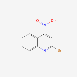 2-BROMO-4-NITROQUINOLINE structure, CAS 20146-63-8