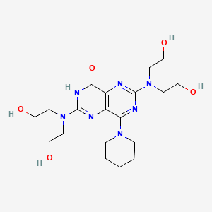 4-Despiperidinyl-4-hydroxy Dipyridamole structure, CAS 68006-07-5