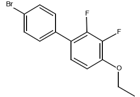 1,1'-Biphenyl, 4-ethoxy-2,3-difluoro-4'-methyl- structure, CAS 475644-24-7