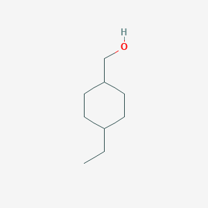 trans-4-Ethylcyclohexanemethanol structure, CAS 75839-86-0