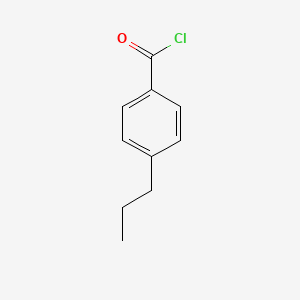 4-N-PROPYLBENZOYL CHLORIDE structure, CAS 52710-27-7