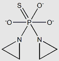 P,P-Bisaziridinyl Thiophosphate structure, CAS 14056-57-6