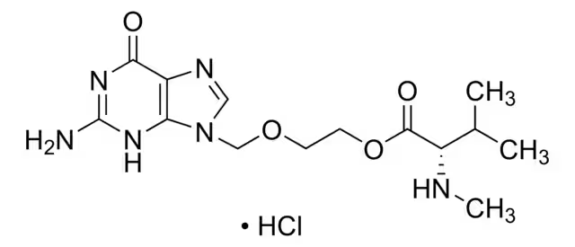 Acyclovir N-Methyl-L-valinate Hydrochloride structure, CAS 1346617-39-7
