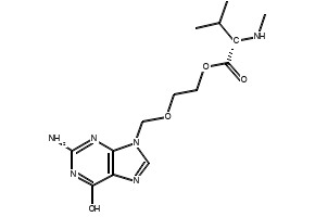 Valaciclovir Ep Impurity C structure, CAS 1346747-65-6