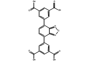 1,3-Benzenedicarboxylic acid, 5,5'-(2,1,3-benzothiadiazole-4,7-diyl)bis- structure, CAS 1627605-35-9