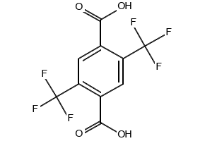 2,5-bis(trifluoromethyl)terephthalic acid structure, CAS 366008-67-5