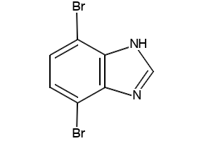 4,7-dibromo-1H-benzo[d]imidazole structure, CAS 148185-66-4