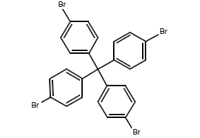 Tetrakis(p-broMophenyl)Methane structure, CAS 105309-59-9