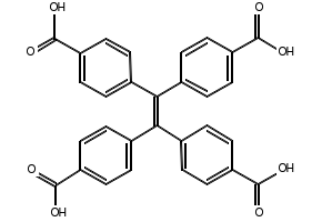 1,1,2,2-Tetra(4-carboxylphenyl)ethylene structure, CAS 1351279-73-6