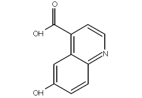 6-Hydroxy-4-quinolinecarboxylic acid structure, CAS 4312-44-1