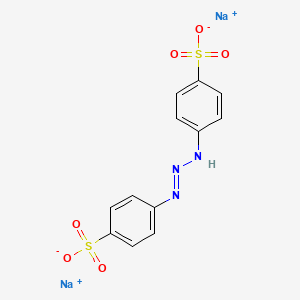4,4''-(DIAZOAMINO)DIBENZENESULFONIC ACID DISODIUM SALT structure, CAS 56120-28-6