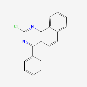 2-chloro-4-phenylbenzo[h]quinazoline structure, CAS 4786-80-5