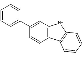 2-phenyl-9H-carbazole structure, CAS 88590-00-5