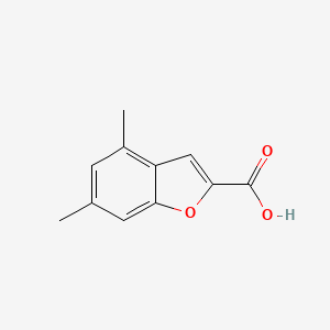 4,6-Dimethylcoumarilic acid structure, CAS 77037-40-2