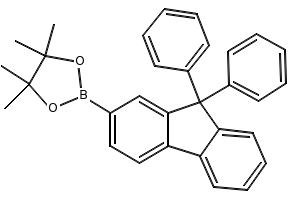 9,9-Diphenylfluorene-2-Boronic acid pinacol ester structure, CAS 462128-39-8