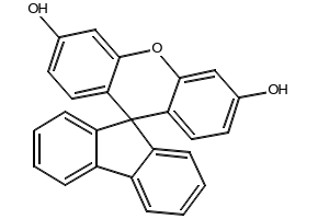 Spiro[9H-fluorene-9,9'-[9H]xanthene]-3',6'-diol structure, CAS 4081-00-9