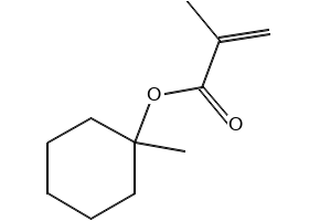 1-Methylcylohexantyl-2-Methacrylate structure, CAS 76392-14-8