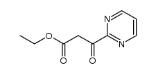 ethyl 3-oxo-(3-pyrimidin-2-yl)propanoate structure, CAS 1093114-80-7